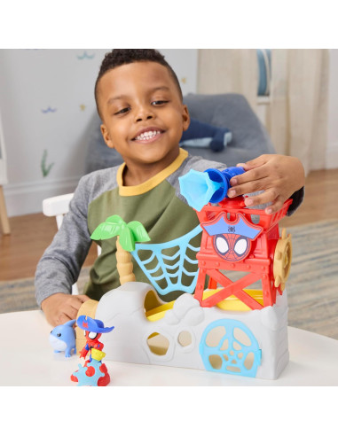 Spidey Water Web Playset Isola dei Pirati