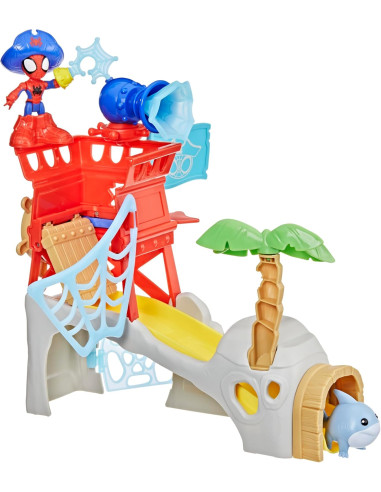 Spidey Water Web Playset Isola dei Pirati