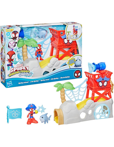 Spidey Water Web Playset Isola dei Pirati