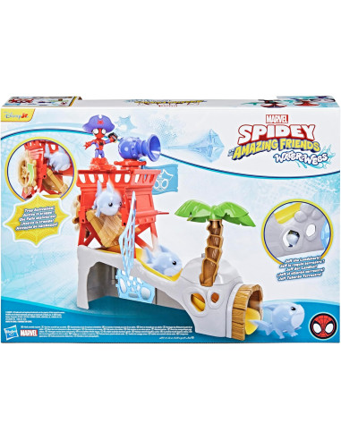 Spidey Water Web Playset Isola dei Pirati