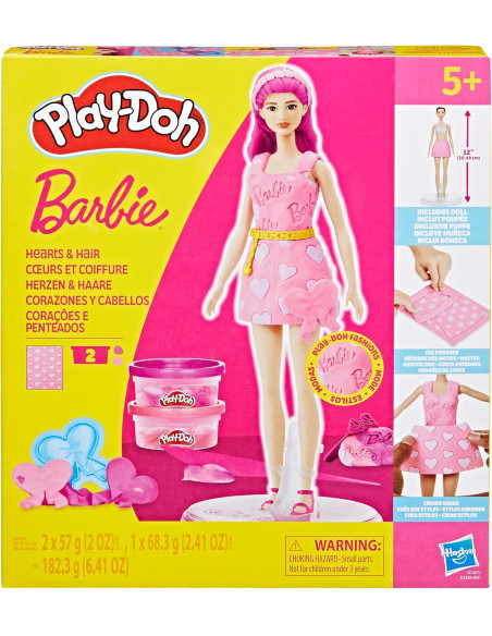 Play Doh Barbie Hearts and Hair