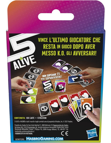 5 Alive Il Gioco di Carte