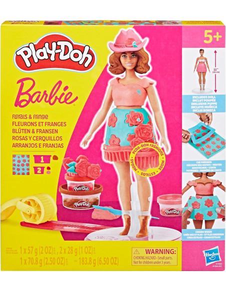 Play Doh Barbie Florals and Fringe 