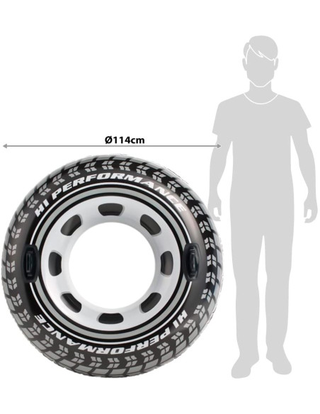 Intex - Anello Pneumatico Cm 114 Con Manici