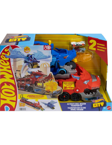 Hot Wheels City Drago Trasportatore Trasformabile