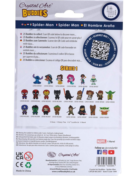 Crystal Art Buddies Disney Spiderman
