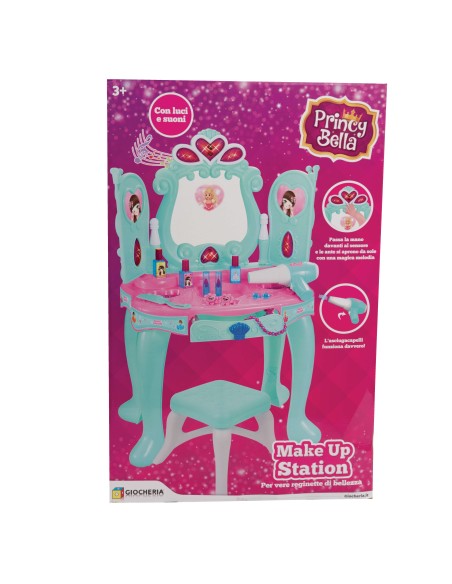 Princi Bella Specchiera c/luci e suoni azzurra