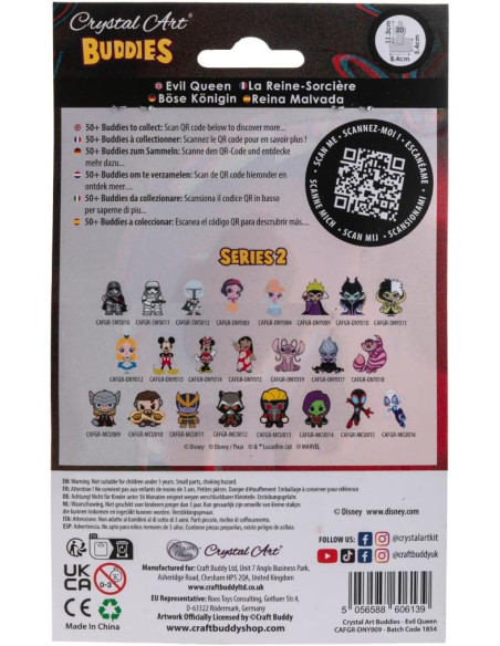 Crystal Art Buddies Disney Regina Cattiva