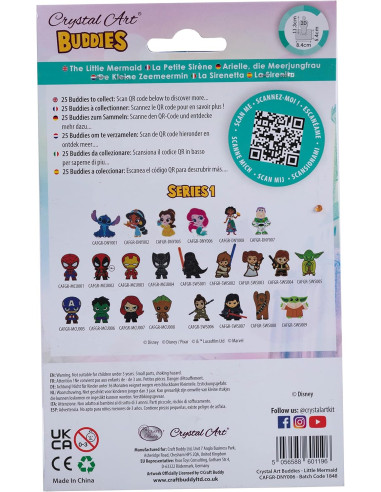 Crystal Art Buddies Disney Sirenetta