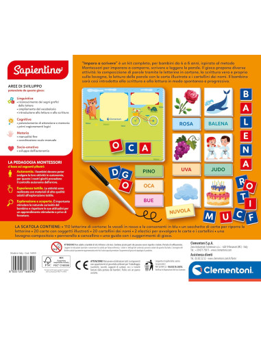 Montessori - Imparo a scrivere