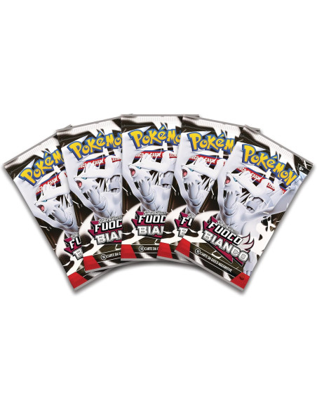Pokemon Collezione con raccoglitore fuoco bianco