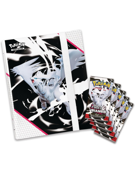 Pokemon Collezione con raccoglitore fuoco bianco
