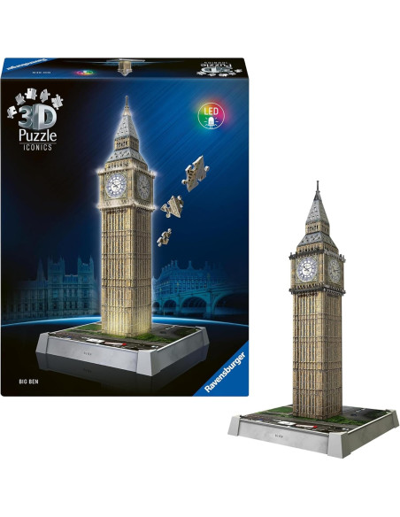 Puzzle 3D Iconics Big Ben LED
