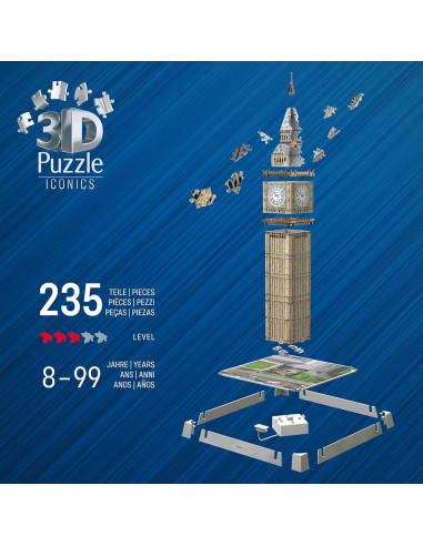 Puzzle 3D Iconics Big Ben LED