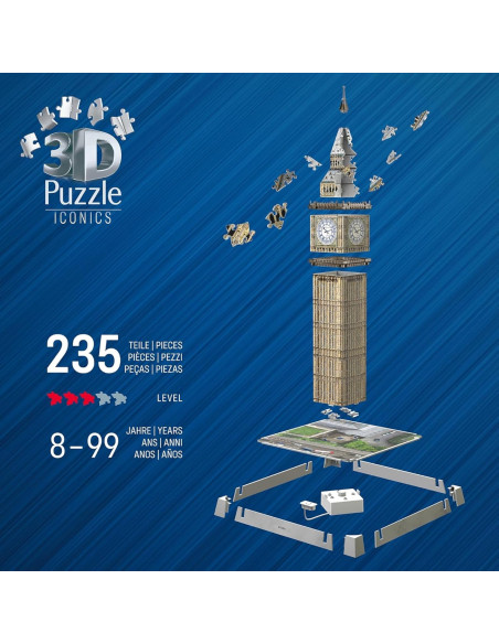Puzzle 3D Iconics Big Ben LED