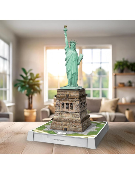 Puzzle 3D Iconics Statua della Libertà LED