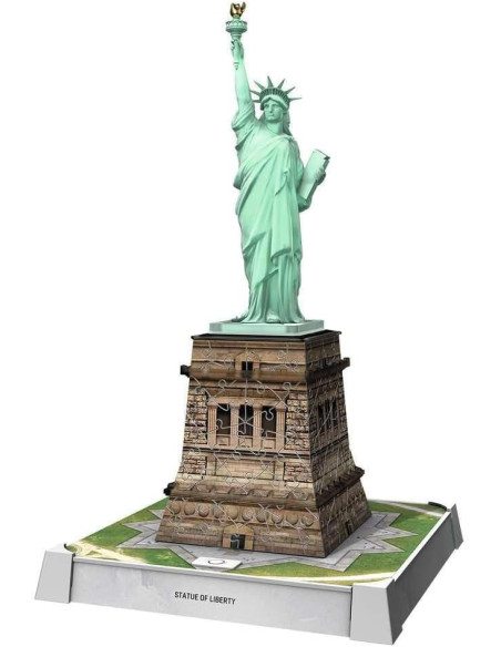 Puzzle 3D Iconics Statua della Libertà LED