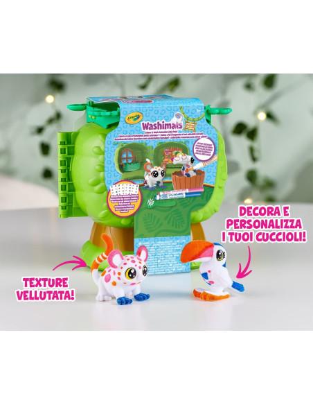Crayola - Washimals Pets - Casetta sull'albero