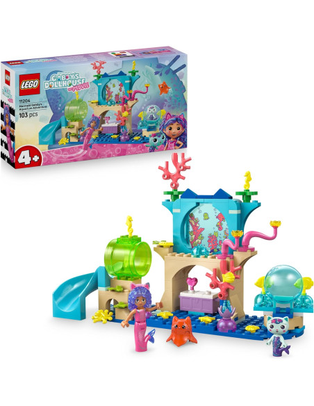 Lego Gabby's Dollhouse- Avventura nell'acquario di Gabby Sirena