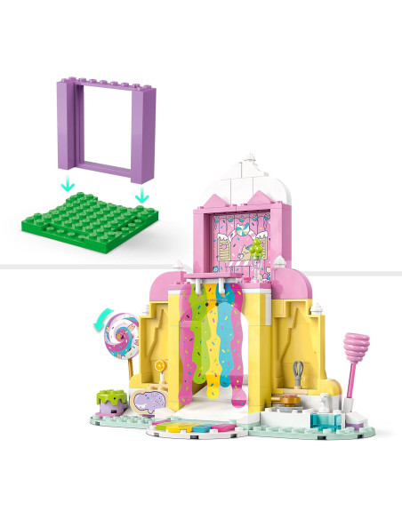 Lego Gabby's Dollhouse - Dolce Montagna e Giardino di Gattina Fatina