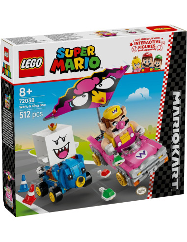 Lego Super Mario - Mario Kart Wario e Re Boo