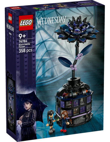 Lego Wednesday - Fiore di dalia nero