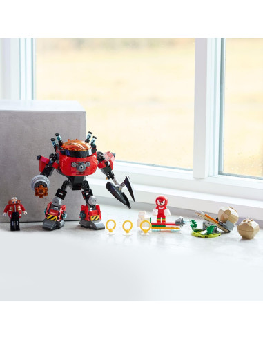 Lego Sonic - Knuckles vs il Mech Egg Crusher...