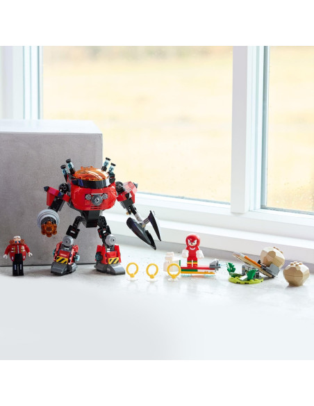 Lego Sonic - Knuckles vs il Mech Egg Crusher del Dr. Eggman