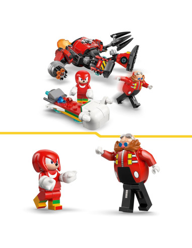 Lego Sonic - Knuckles vs il Mech Egg Crusher...