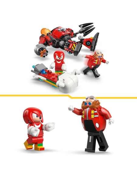 Lego Sonic - Knuckles vs il Mech Egg Crusher del Dr. Eggman