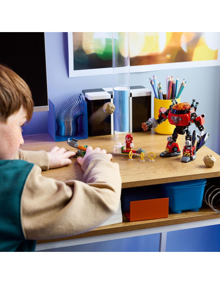 Lego Sonic - Knuckles vs il Mech Egg Crusher del Dr. Eggman