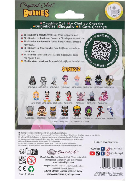 Crystal Art Buddies Disney Stregatto