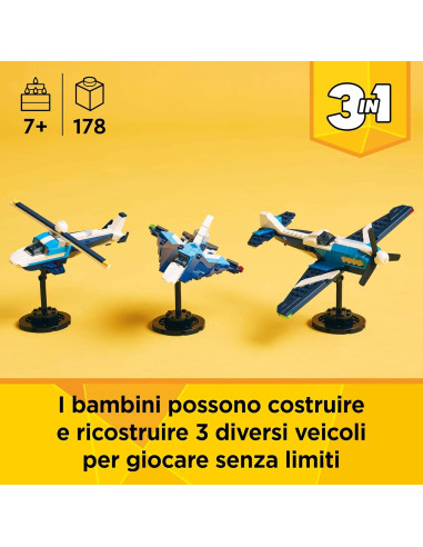 Lego Creator - Velivolo: aereo da competizione