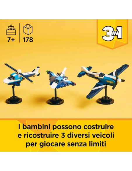 Lego Creator - Velivolo: aereo da competizione