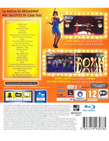 PS3 DANCE ON BROADWAY
