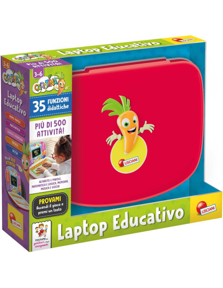 Lisciani - Carotina Laptop Educativo