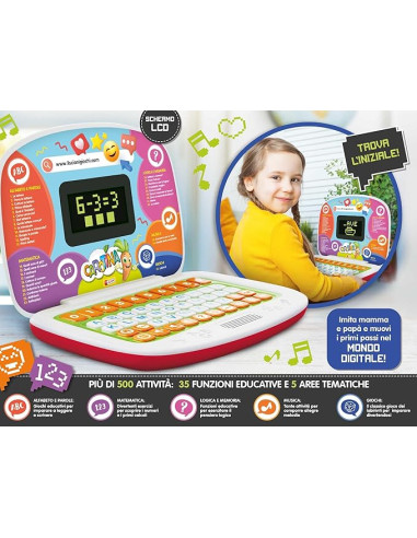Lisciani - Carotina Laptop Educativo