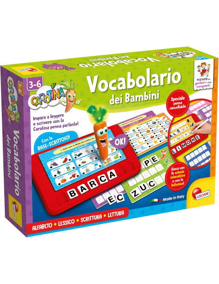 Lisciani - Carotina Penna Parlante Vocabolario dei Bambini