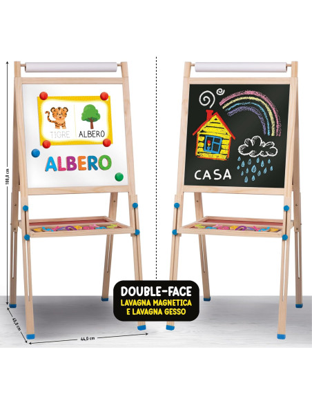 Montessori Lavagnona Legno cresce con Te