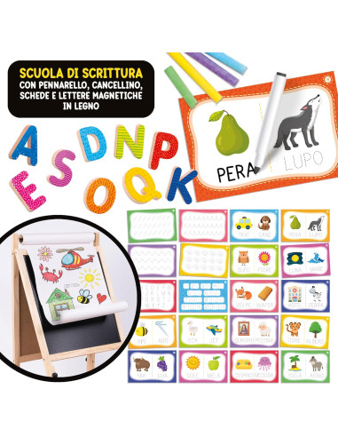 Montessori Lavagnona Legno cresce con Te