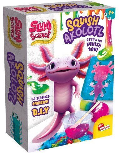 Slumi Science Pocket Squish Axolotl