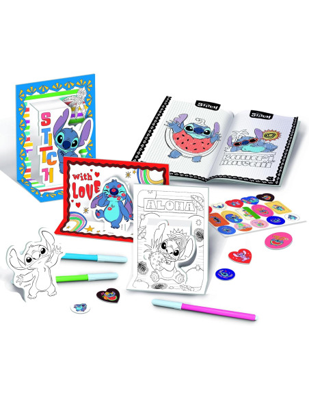Stitch Colouring e Drawing Pop up in Zaino