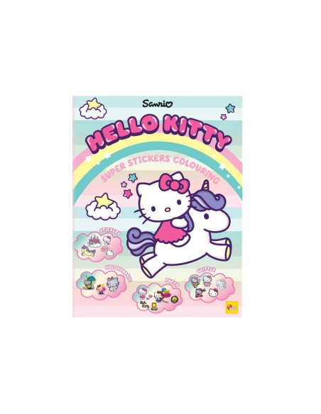 Hello Kitty Super Stickers Colouring
