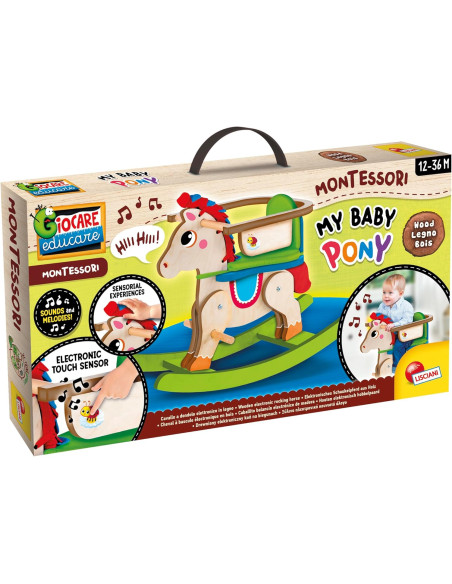 Lisciani - Montessori Wood My Baby Pony