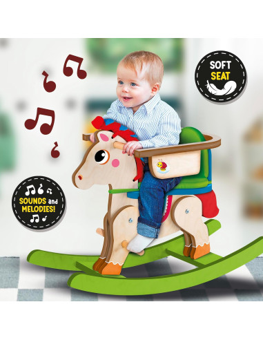 Lisciani - Montessori Wood My Baby Pony