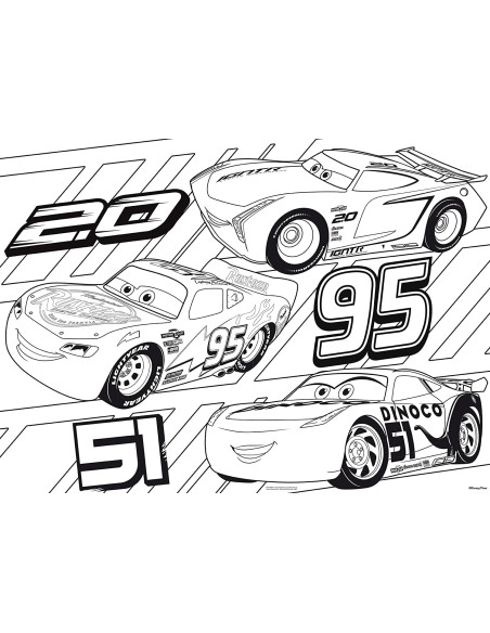 Puzzle DF Maxi Floor 60 Cars 3 Challenge