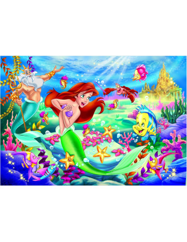 Lisciani - Puzzle Maxi Floor 35 The Little Mermaid