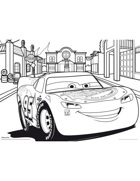 DISNEY PUZZLE DF MAXI FLOOR 108 CARS 3 RACER