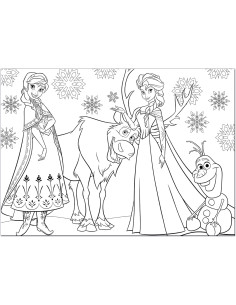 Disney Puzzle DF Maxi Floor 108 Frozen Elsa And Anna 2