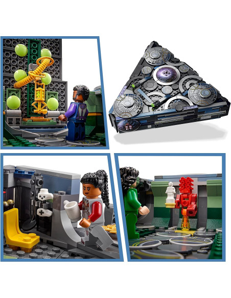 LEGO Marvel L'Ascesa di Domo, Navicella Spaziale dal Film sugli Eterni con Minifigure di 2 Devianti